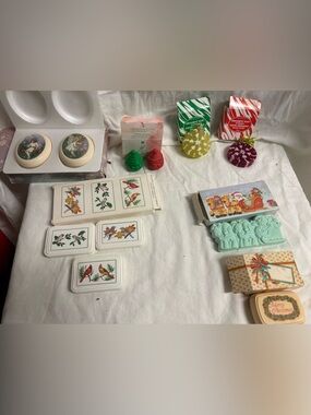 Avon Assorted Holiday Ornament Soaps –